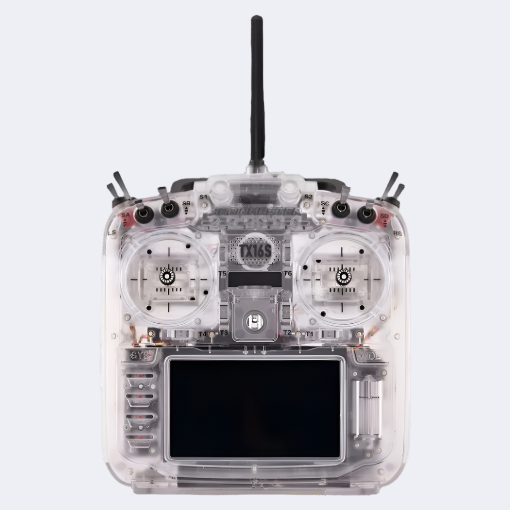RadioMaster TX16S MKII EdgeTX Radio Transmitter w/ V4.0 Hall Gimbals - MCK RGB Transparent Edition - ELRS