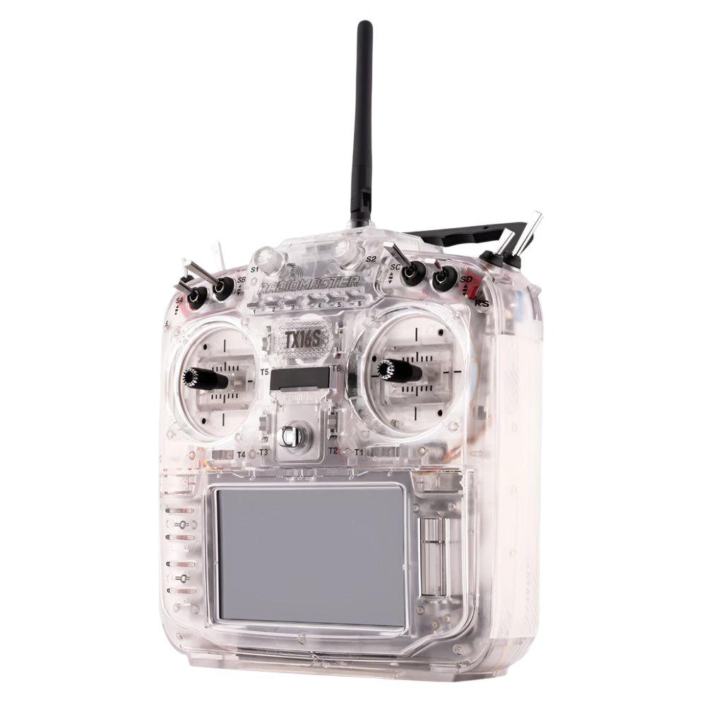 RadioMaster TX16S MKII EdgeTX Radio Transmitter w/ V4.0 Hall Gimbals - MCK RGB Transparent Edition - ELRS